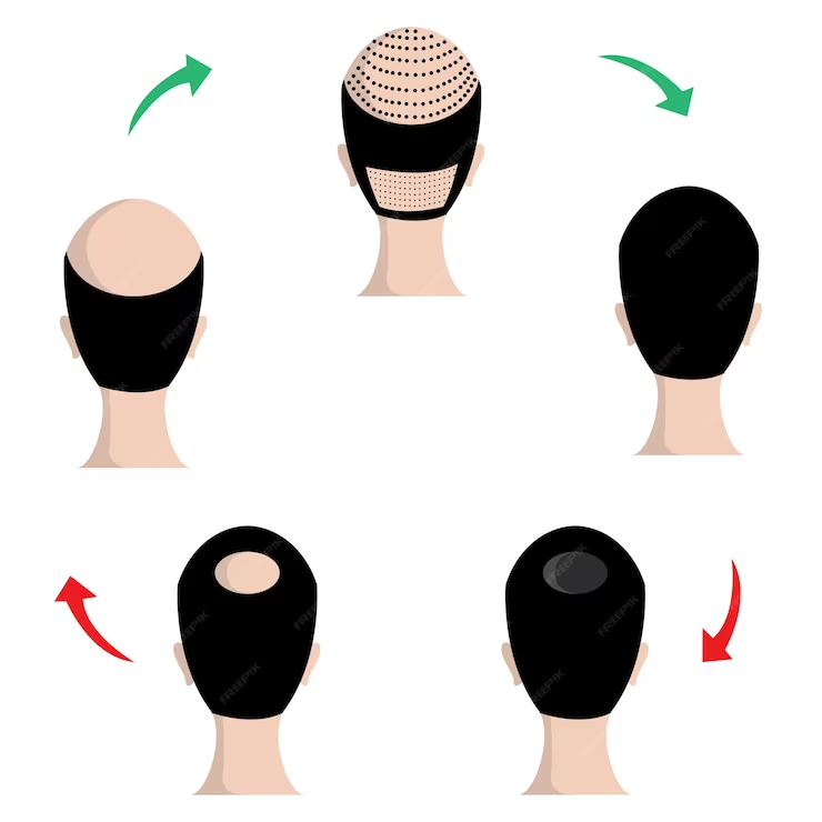 Haarentfernung im Nacken und Haarwuchsverfahren